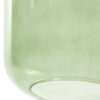 Vloerlamp LEKAR licht grijs met groen rook glas hoog 35,5x28x155 cm